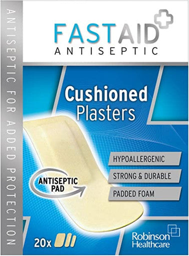 Fast Aid Cushioned Plasters 20