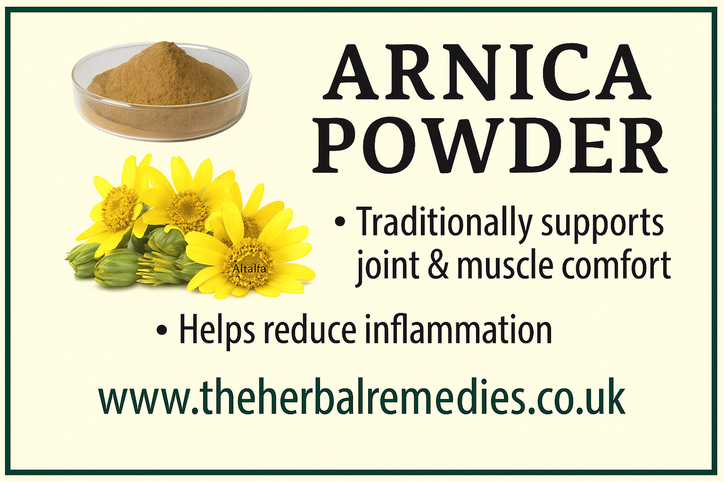 Arnica Extract 50g powder