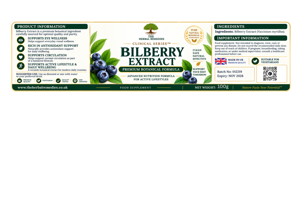 Billberry extract (Vaccinium myrtillus),