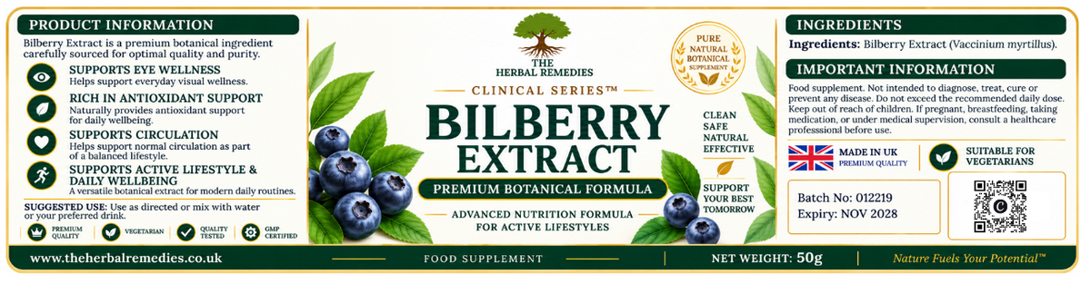 Billberry extract (Vaccinium myrtillus),