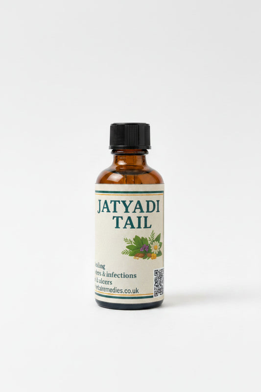 Jatyadi Tail  Oil 50ml  For Boils Cuts Wounds Burns Ayurvedic