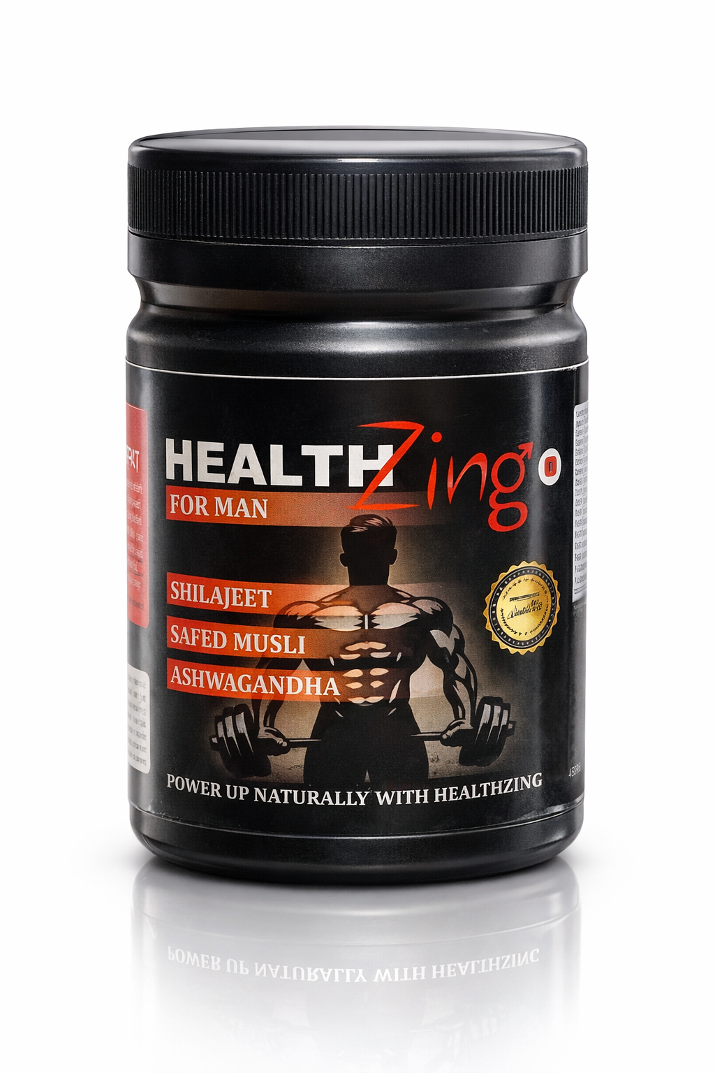 Shilajit, Safed Musli & Ashwagandha Power Formula 400g  HealthZing-M Herbal Malt for Men  health–