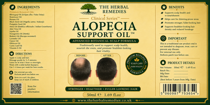 Alopecia Hair Oil — Clinical Regrowth & Anti-Hair Fall Formula