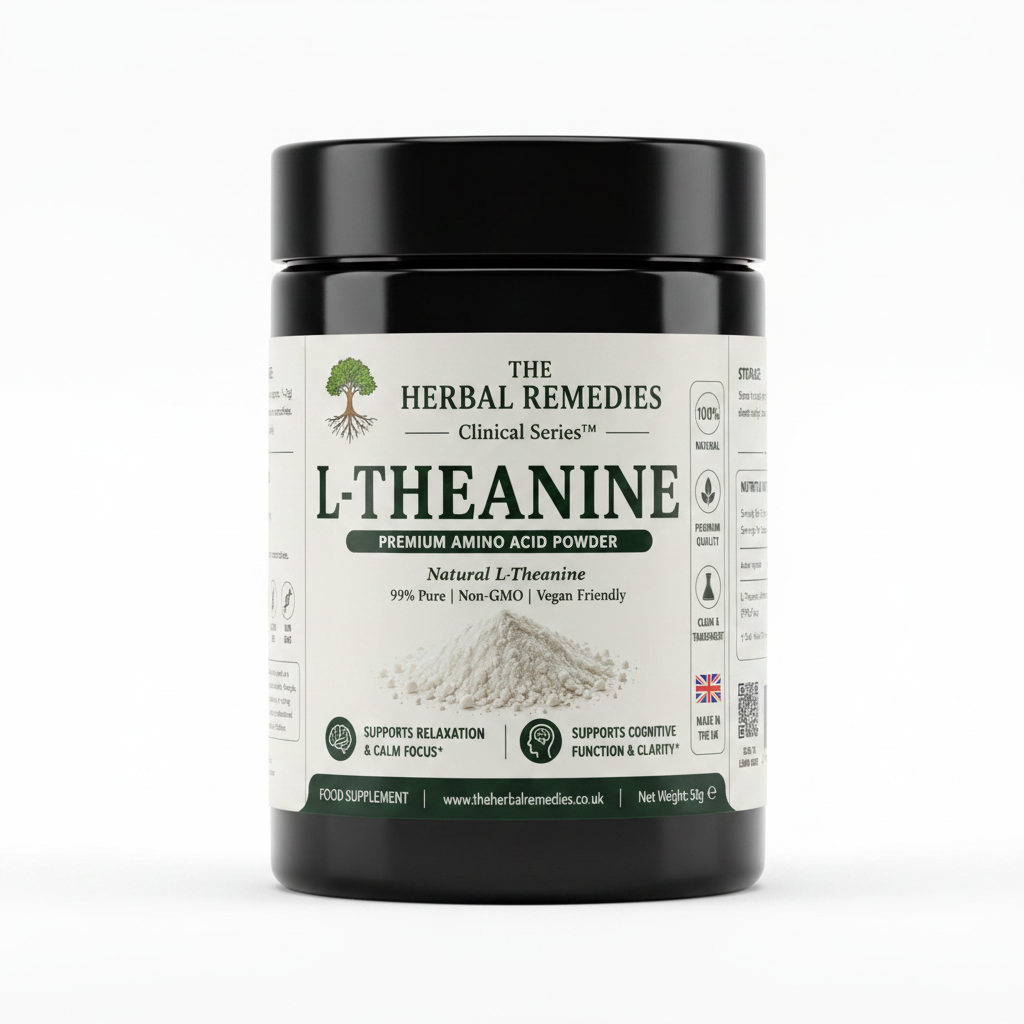 L-Theanine (Suntheanine®) 99% Pure — Relaxation & Calm Focus | Clinical Series™