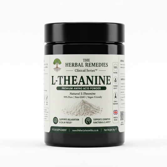 L-Theanine (Suntheanine®) 99% Pure — Relaxation & Calm Focus | Clinical Series™