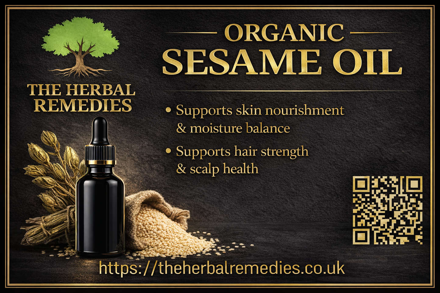 Organic Sesame Oil (Sesam Oil) –Til Oil / Gingelly Oil- Cold-Pressed