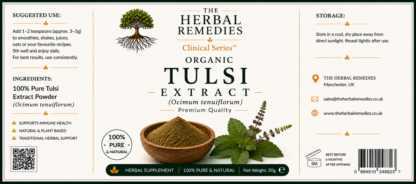 Tulsi Extract (Holy Basil) – Concentrated Ayurvedic Adaptogen