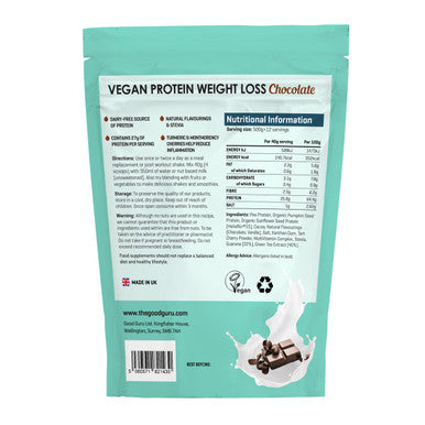 Vegan Protein Weight Loss Chocolate 500G