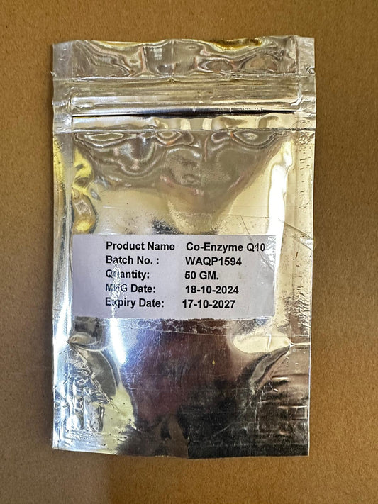 Co-Enzyme Q10 extract- 50g  plays a vital role in producing energy 