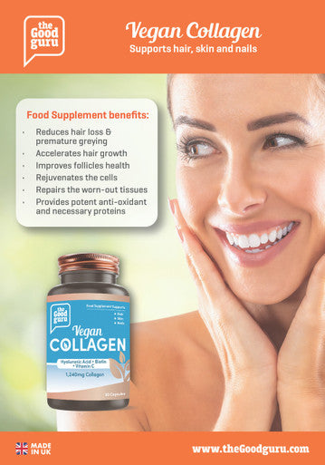 Vegan Collagen 90 Capsules with Biotin and Vitamin C