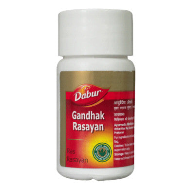 Gandhak Rasayan for eczema, psoriasis & Skin Health 40 Tablets