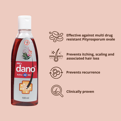 JRK's Dano active AD hair oil 100ml for dandruff