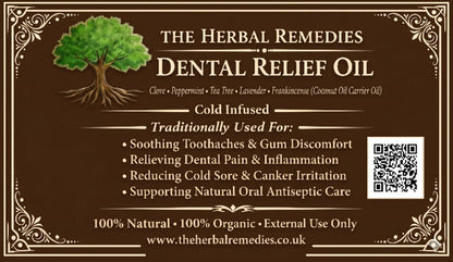 Dental Relief Oil  Clove • Peppermint • Tea Tree • Lavender • Frankincense Infused in Coconut Oil