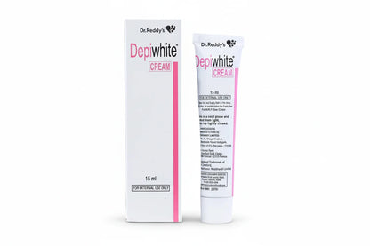 Dr. Reddy's Depiwhite Cream packaging on a white background