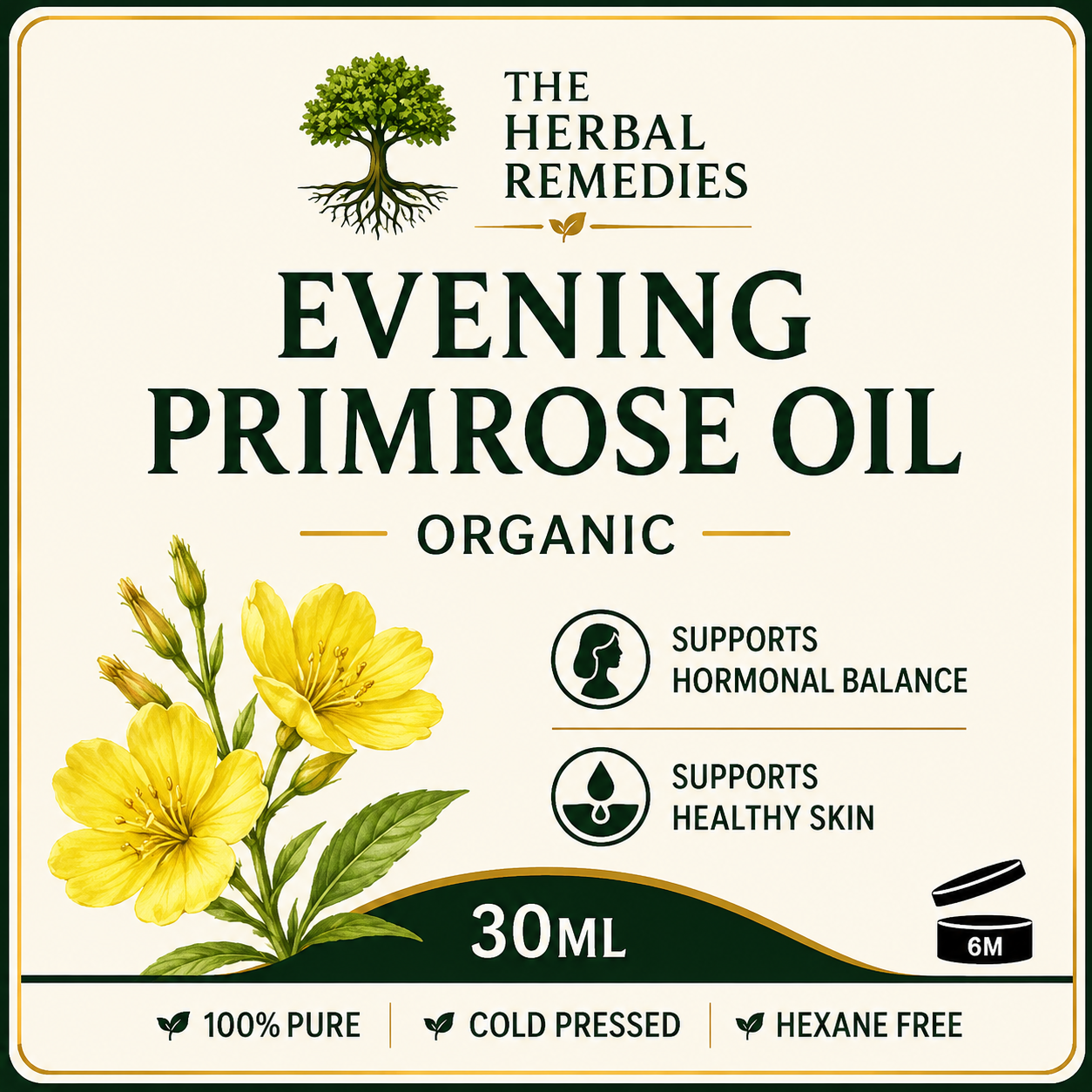 Evening Primrose Oil — Cold-Pressed | Clinical Series