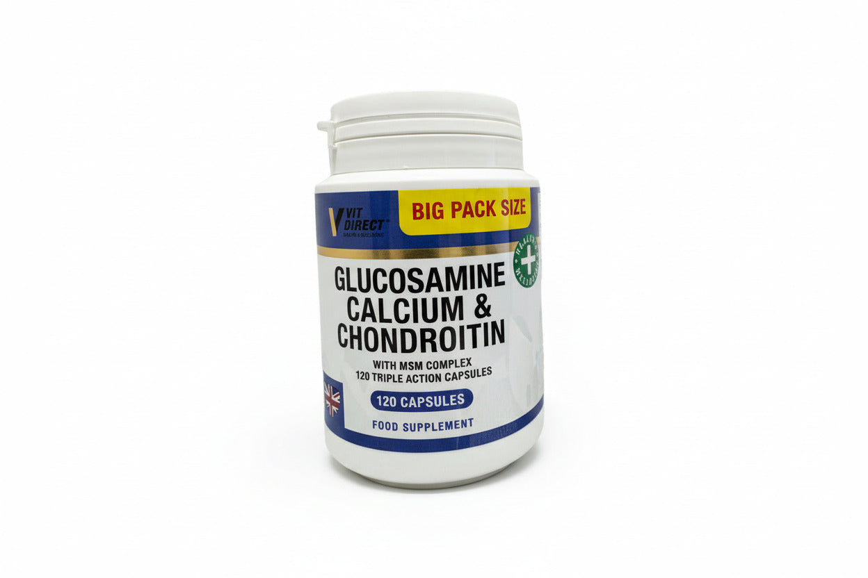 Glucosamine Calcium & chrondoitin 120 capsules for joint Health