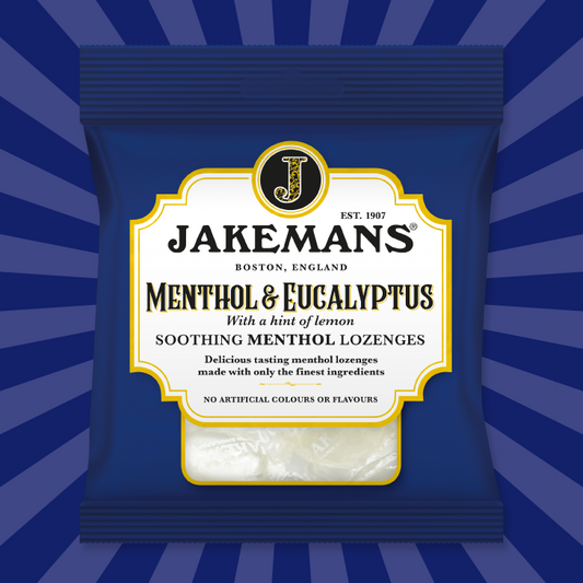 Jakemans Menthol & Eucalyptus with a hint of lemon soothing menthol lozenges 73g