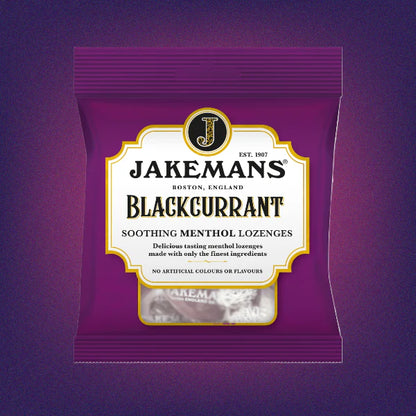 Jakemans Blackcurrent soothing menthol lozenges 73g