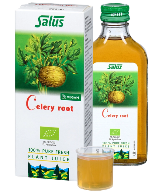 Celery Root Juice 200ml – 100% Fresh Plant Juice for Daily Wellness & Hydration Support | Vegan Herbal Supplement