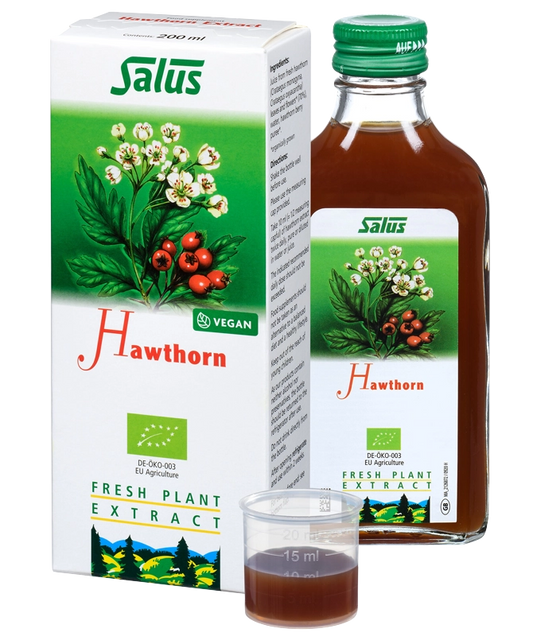 Hawthorn Liquid Extract 200ml – Fresh Plant Extract for Heart & Circulatory Support | Vegan Herbal Supplement
