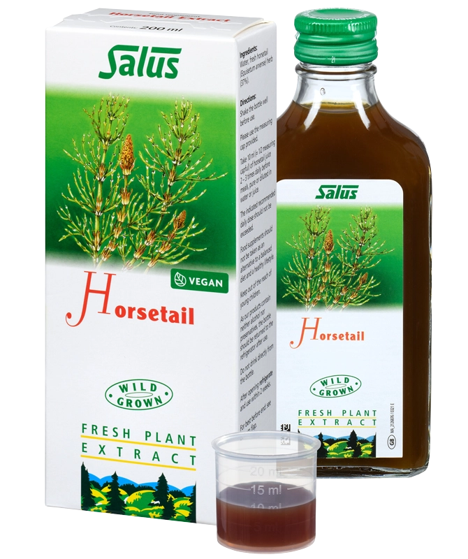 Horsetail Liquid Extract 200ml – Fresh Plant Extract for Hair, Skin & Nail Support | Vegan Herbal Supplement