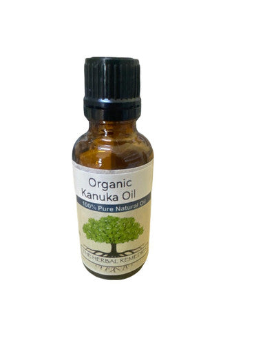 ORGANIC KANUKA 30ML - KUNZEA ERICOIDES LEAF OIL -100% PURE - NEW ZEALAND  D