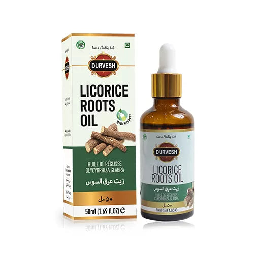 LICORICE ROOTS,  Glycyrrhiza glabra  OIL 50ml lighten dark spots, acne scars, and sun-induced pigmentation