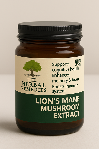 Lions Mane Mushroom, Tea Hericium erinaceus Extract, Immune & Cognitive Support