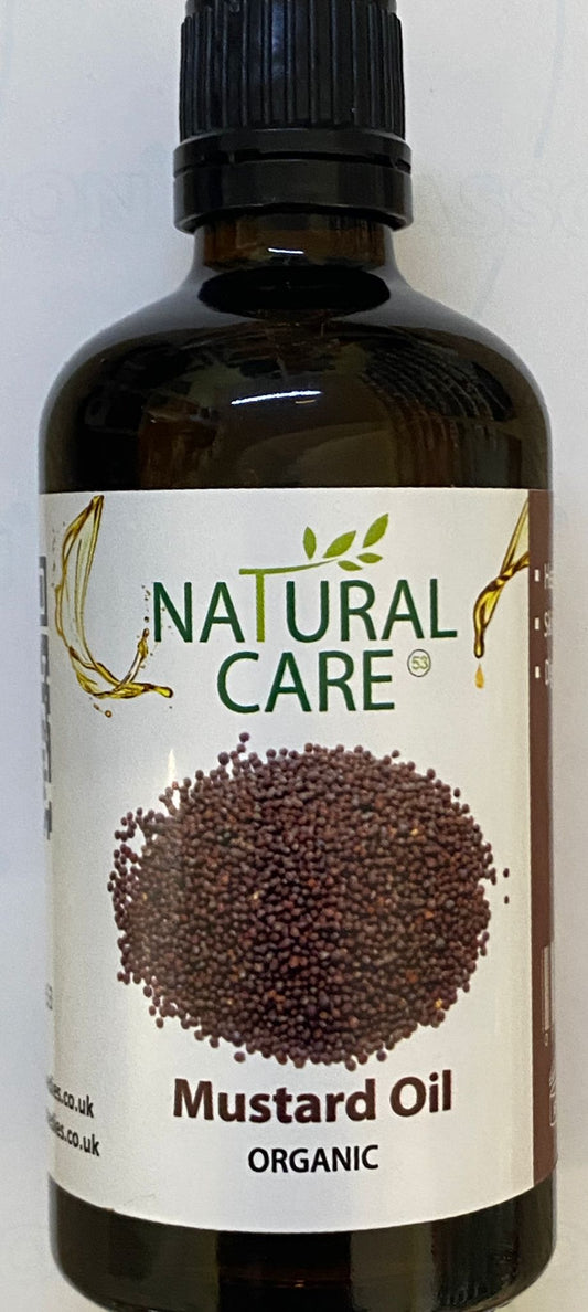 Organic Mustard oil 100ml Brassica juncea or Brassica nigra