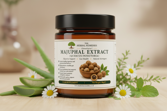 Premium Majuphal (Quercus infectoria) Extract traditionally used to support oral health, digestive wellness, healthy skin and antioxidant protection.