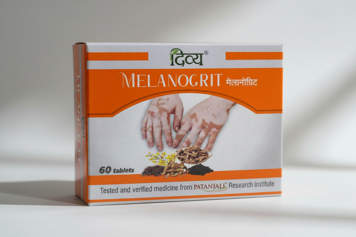 Melanogrit  60 Tab reduce white spots & leucoderma