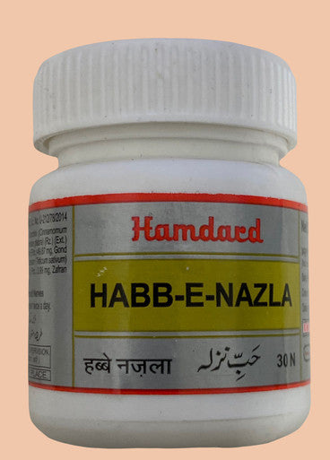 Habbe Nazla 30 tablets  Provides relief from nasal congestion, runny nose, and sneezing