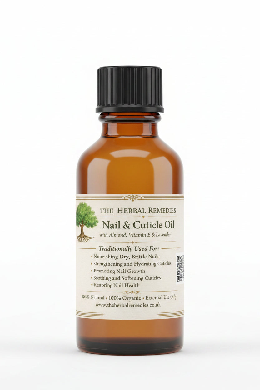 Nail & Cuticle Oil – Strengthening & Nourishing Nail Care Blend – Jojoba Almond Castor