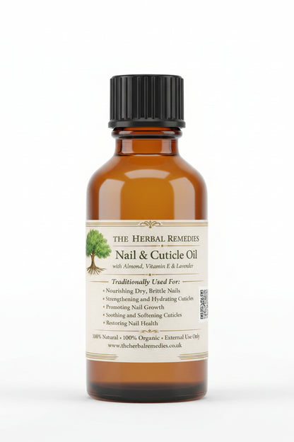 Nail & Cuticle Oil – Strengthening & Nourishing Nail Care Blend – Jojoba Almond Castor