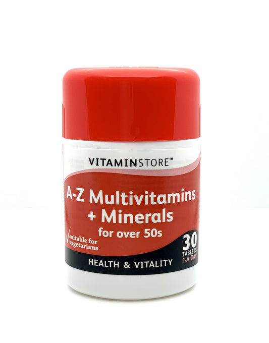 A to Z Multivitamins + minerals 30 tablets over 50