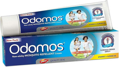 Odomo Non-Sticky Mosquito Repellent Cream With Vitamin E & Almond -100g