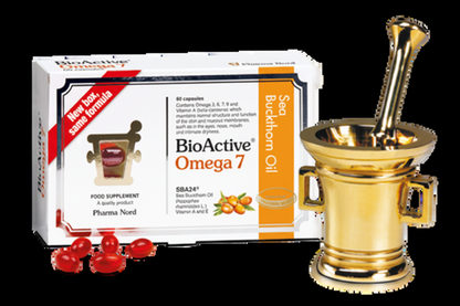 Omega 7 Sea Buckthorn Oil against dryness 60 capsulkes vegan