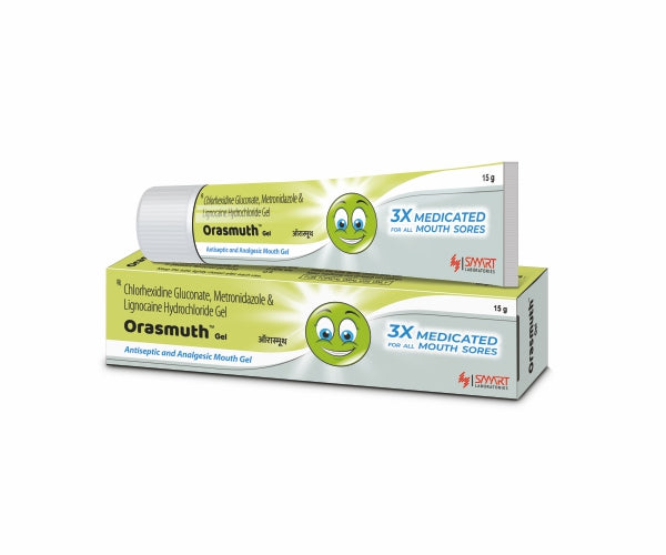 Orasmuth Gel antiseptic and analgesic mouth ulcer gel 15g