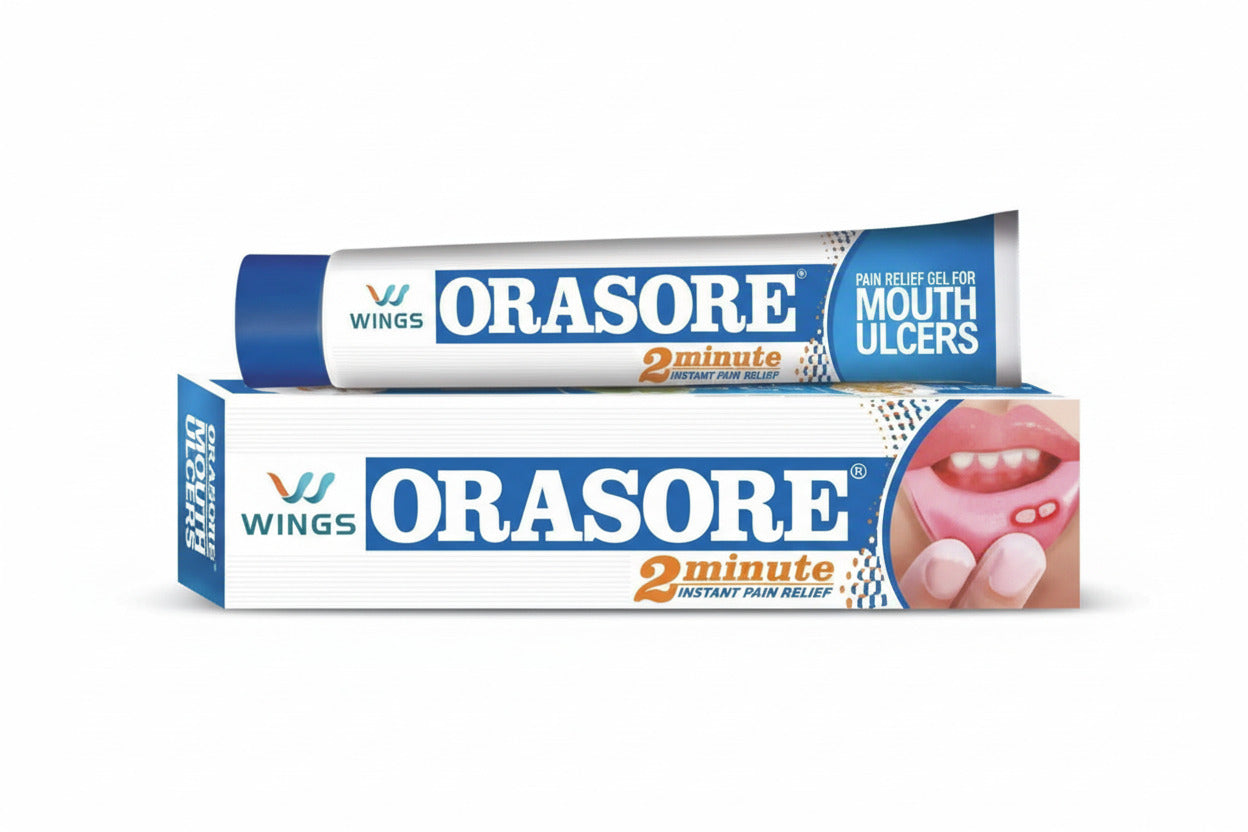 Orasore Gel Quick Relief  Mouth Ulcer 2 Minutes