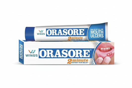 Orasore Gel Quick Relief  Mouth Ulcer 2 Minutes