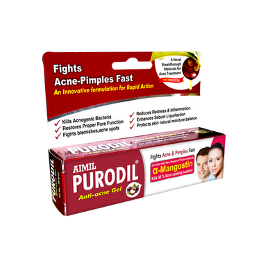 Purodil Gel Dual Intensive Therapy for Acne & Pimples 20gm