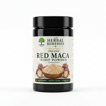 Organic Red Maca Powder – Clinical Series™ | Raw Lepidium meyenii | The Herbal Remedies