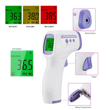 Forehead Digital Thermometer Non Contact Infrared Medical Thermometer Body Temperature Fever Measure Tool for Baby