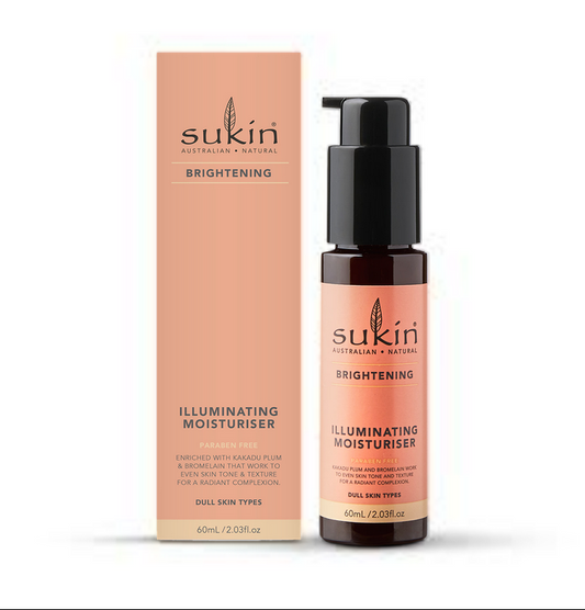Sukin Brightening Moisturiser – 60ml  Natural Radiance &amp; Daily Hydration