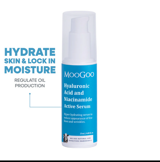 Hyaluronic Acid &amp; Niacinamide Active Serum 25ml – Hydrating &amp; Blemish Control