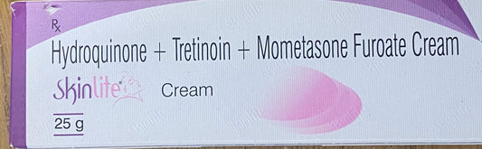 Skinlite Hydroquinone + Tretinoin + Mometasone Furoate Cream packaging