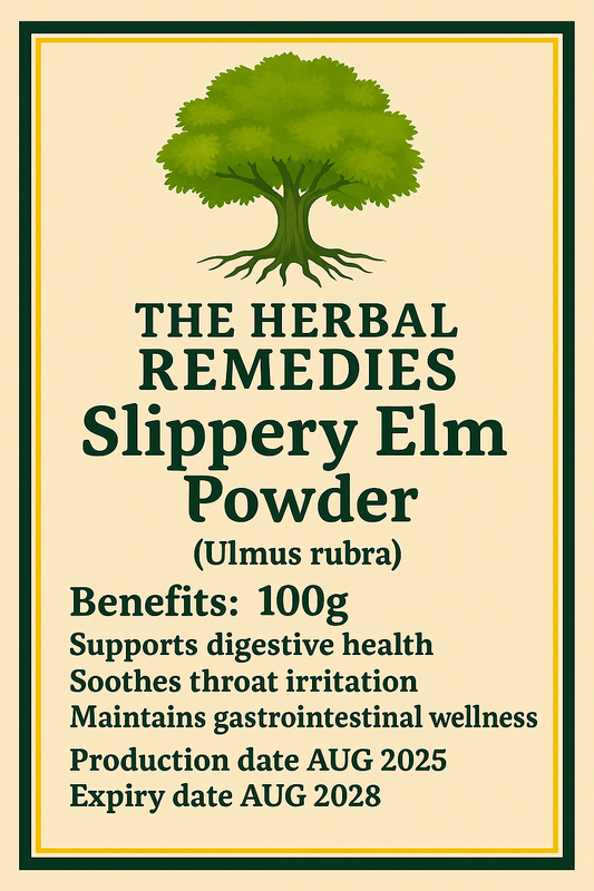 Slippery Elm- Powder delicate digestion  helps to relax & wind down 100g