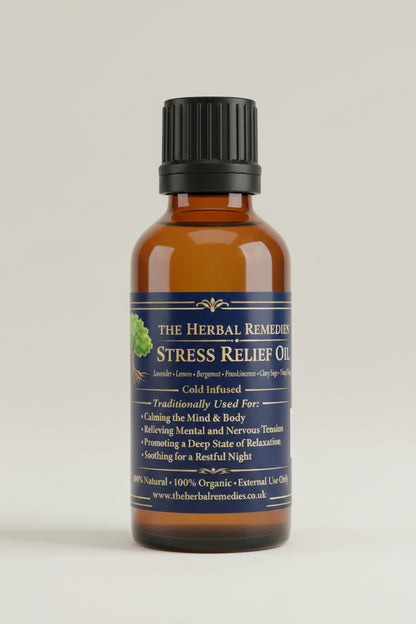 Stress & Relaxation Essential Oil Blend – Calming Aromatherapy Oil – Lavender Bergamot Frankincense