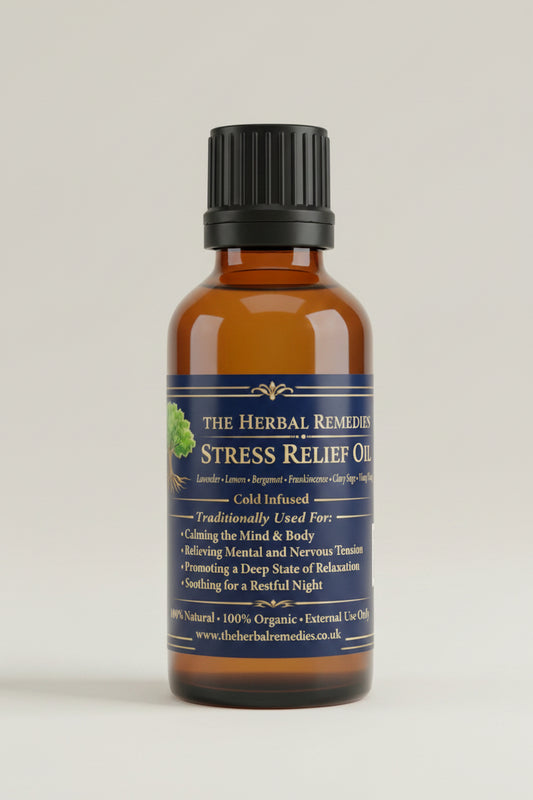 Stress & Relaxation Essential Oil Blend – Calming Aromatherapy Oil – Lavender Bergamot Frankincense
