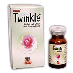 Twinkle herbal eye drops with rose extracts khojati 10ml